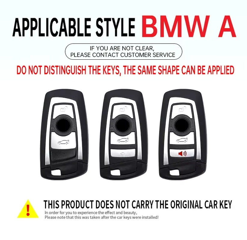 Carbon Fibre Car Key Cover Case Holder Shell Bag for F30 F20 F10 F18 F22 F01 X3 X4 F06 F02 M3 M5 Auto Keychain Accessories