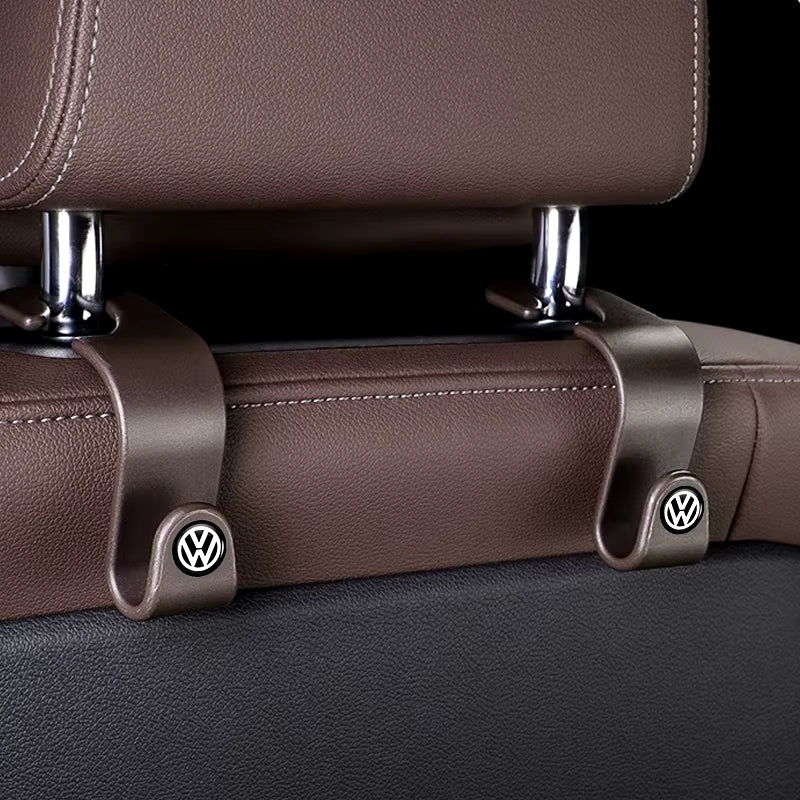 Car Seat Headrest Hook Auto Rearseat Hanger Accessories for VW Passat Golf Tiguan Polo Scirocco Jetta T-ROC Touareg