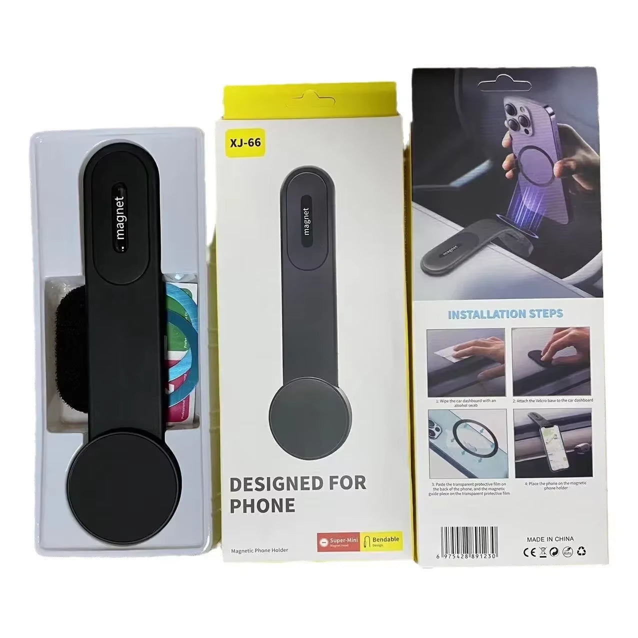 VIKEFON New Magnetic Magnetic Car Mobile Phone Holder Foldableing Car Special Car Suction Cup Disc Magnetic Navigation Suction