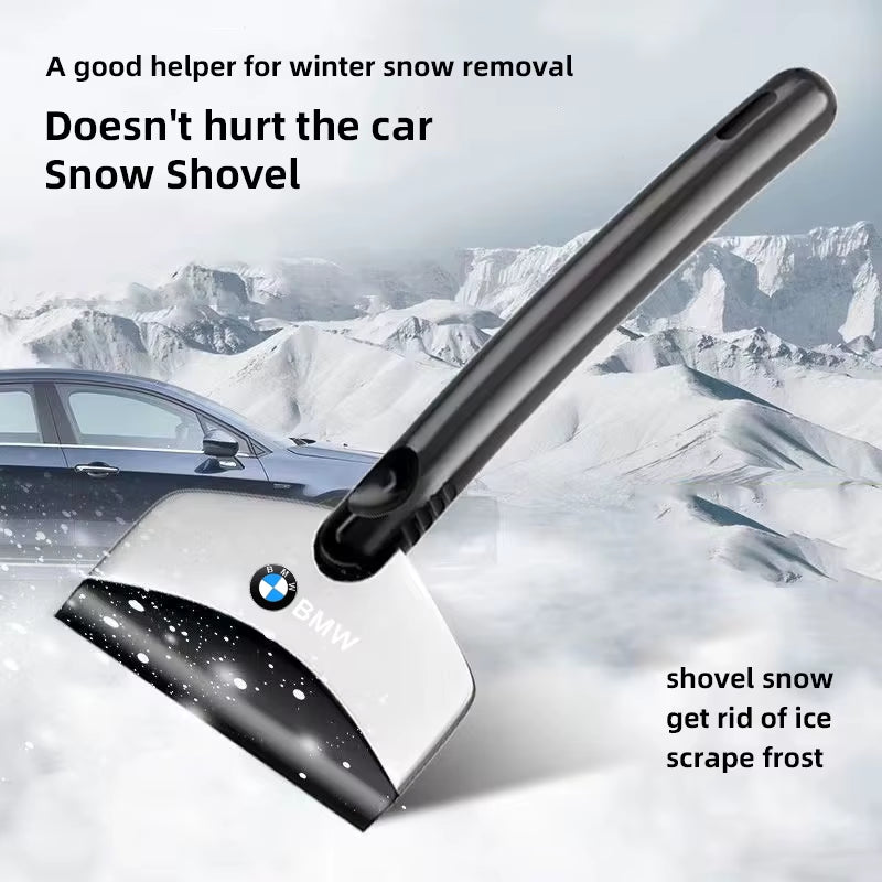 Car Window Glass Snow Shovel Winter Defrost Clear Ice Tool for X3 X4 X5 X6 X7 E28 E30 E34 E36 E39 E46 E53 E60 E61 E62 E70 E8