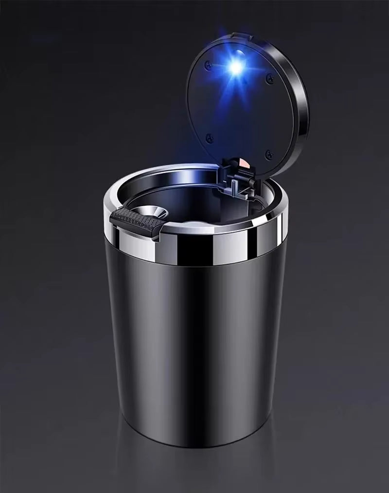 Car Ashtray Cigarette Ash Holds Cup LED Light Automotive Ashtray for Land Rover Range Rover Evoque Car Accessories