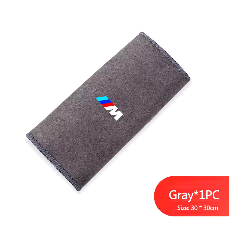 Car Drying Towel Suede Coral Velvet Double-Sided Cleaning Cloth Super Absorbent Rags for E28 E30 E34 E36 E39 E46 E91 M M3 M5