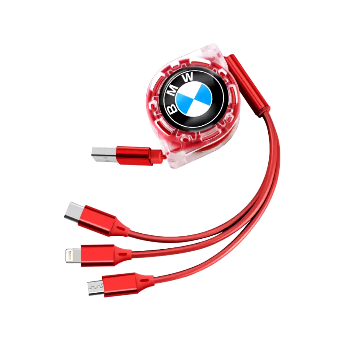 3 in 1 Fast Charger USB Data Cable Car Accessories for M Performance M3 M4 M5 X1 X3 X5 X6 X7 F10 F20 F22 F30 G20 G30