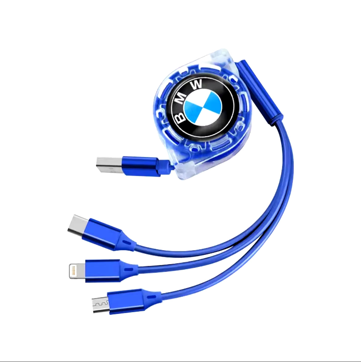 3 in 1 Fast Charger USB Data Cable Car Accessories for M Performance M3 M4 M5 X1 X3 X5 X6 X7 F10 F20 F22 F30 G20 G30