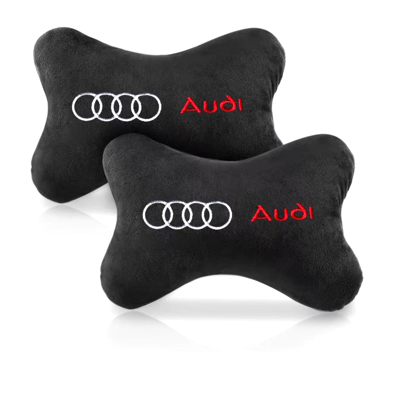 Car Headrest Cover Auto Seat Cover Head Neck Rest Pillow for A4 A3 A5 A6 A1 A7 A8 Q2 Q3 Q5 Q7 Q8 TT Car Styling Accessories