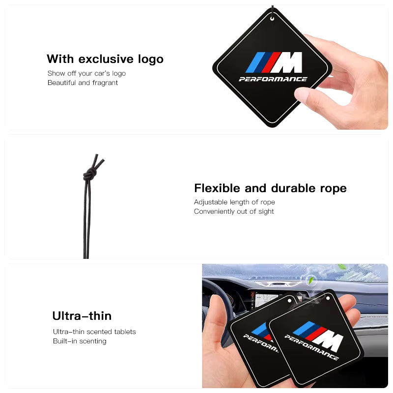 Car Fragrance Aromatherapy Tablets Air Freshener Auto Accessory for Performance F30 F10 E90 E46 E60 E70 E36 X7 E91 X3 X5 X6