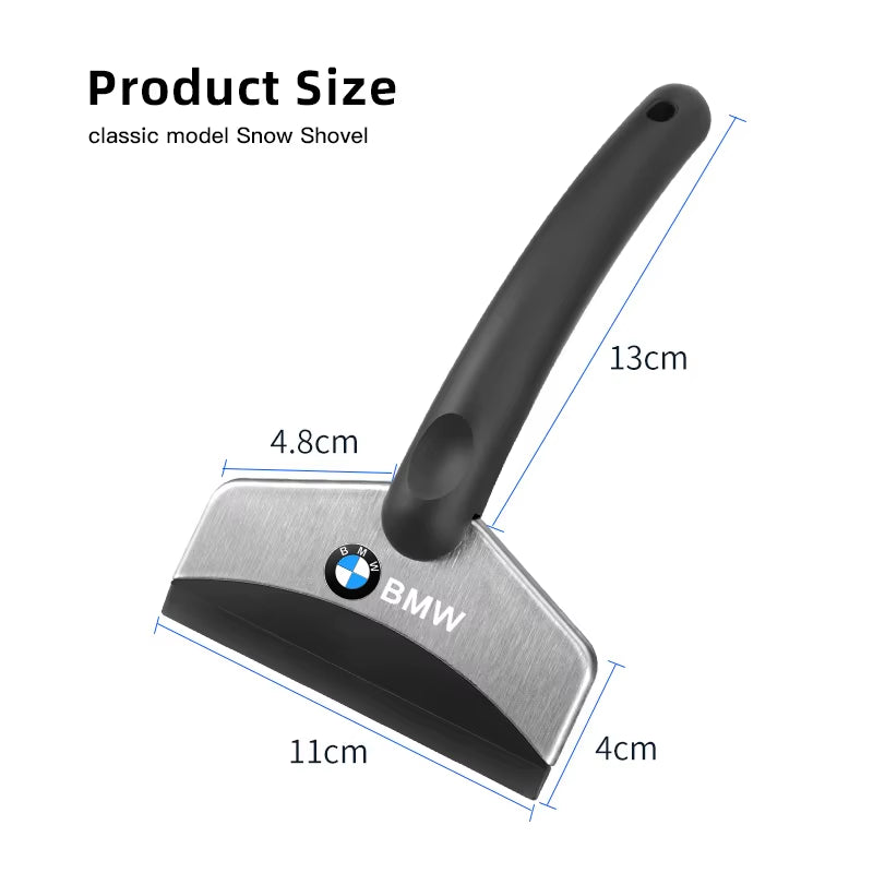 Car Window Glass Snow Shovel Winter Defrost Clear Ice Tool for X3 X4 X5 X6 X7 E28 E30 E34 E36 E39 E46 E53 E60 E61 E62 E70 E8