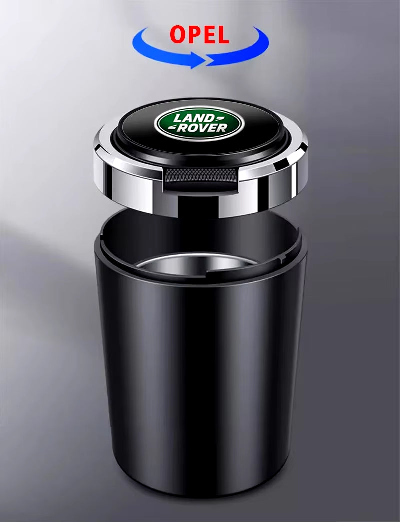 Car Ashtray Cigarette Ash Holds Cup LED Light Automotive Ashtray for Land Rover Range Rover Evoque Car Accessories