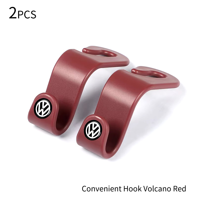 Car Seat Headrest Hook Auto Rearseat Hanger Accessories for VW Passat Golf Tiguan Polo Scirocco Jetta T-ROC Touareg