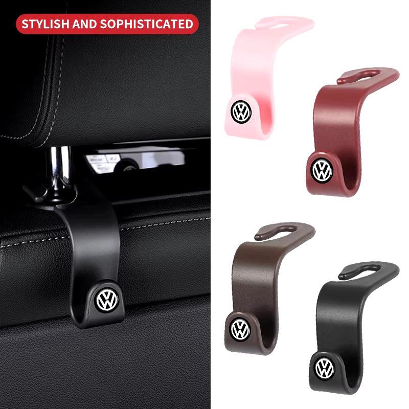 Car Seat Headrest Hook Auto Rearseat Hanger Accessories for VW Passat Golf Tiguan Polo Scirocco Jetta T-ROC Touareg