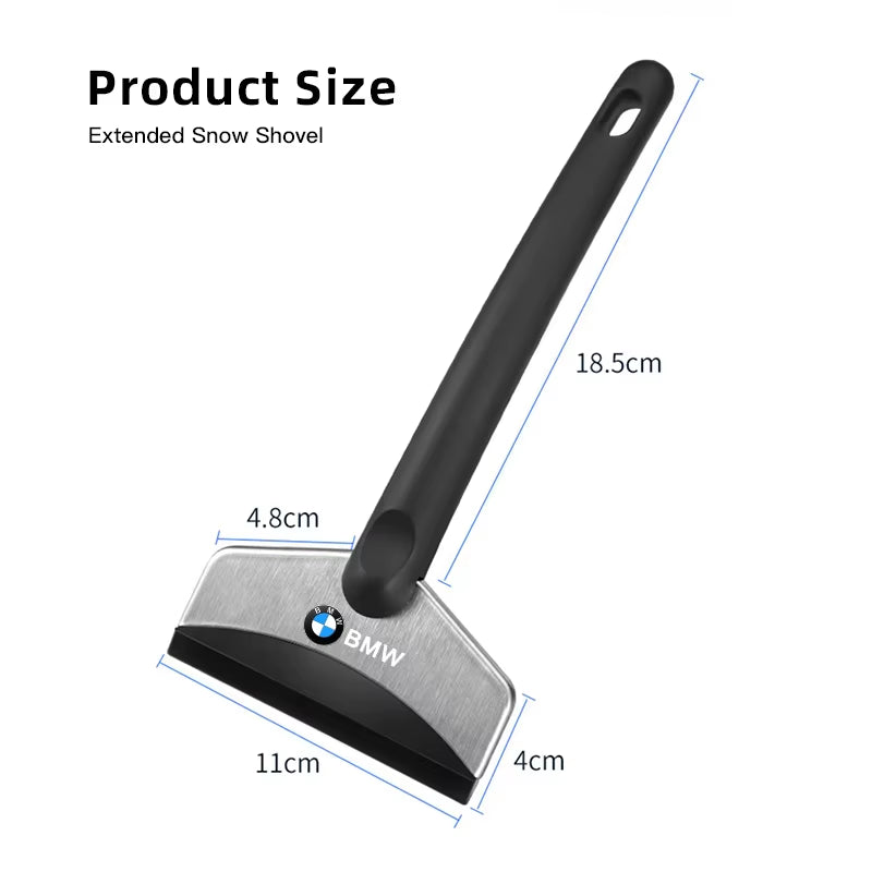 Car Window Glass Snow Shovel Winter Defrost Clear Ice Tool for X3 X4 X5 X6 X7 E28 E30 E34 E36 E39 E46 E53 E60 E61 E62 E70 E8