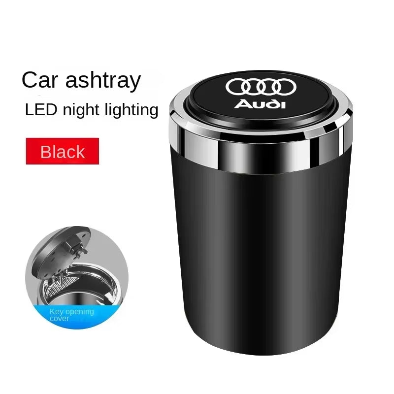 1Pc Ashtray Accessories Vehicles Car Accessories Novelty for A4 B6 B7 B9 A3 8L 8P 8V Q3 A7 A4 B8 A6 C6 4F C7 A5 Q8 A7 A8