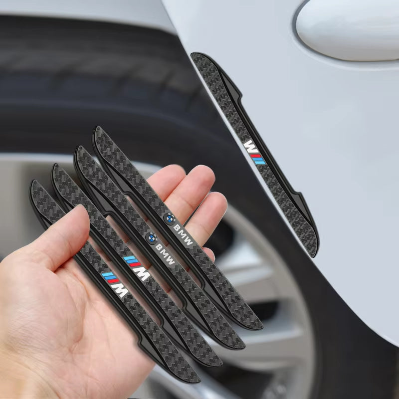 4PCS Bumper Anti-Collision Strip Car Door Scratch Protector Stickers for E30 E38 E39 E46 E60 E61 E90 X1 X3 X4 X5 X6 E70 E83