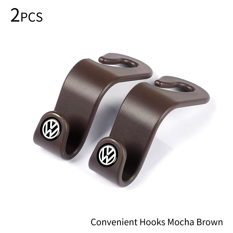 Car Seat Headrest Hook Auto Rearseat Hanger Accessories for VW Passat Golf Tiguan Polo Scirocco Jetta T-ROC Touareg