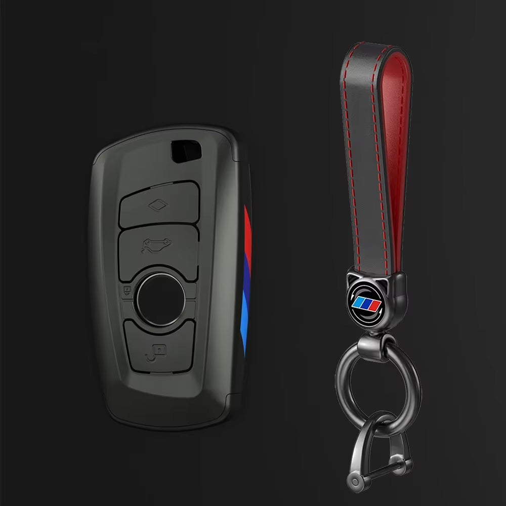 Carbon Fibre Car Key Cover Case Holder Shell Bag for F30 F20 F10 F18 F22 F01 X3 X4 F06 F02 M3 M5 Auto Keychain Accessories