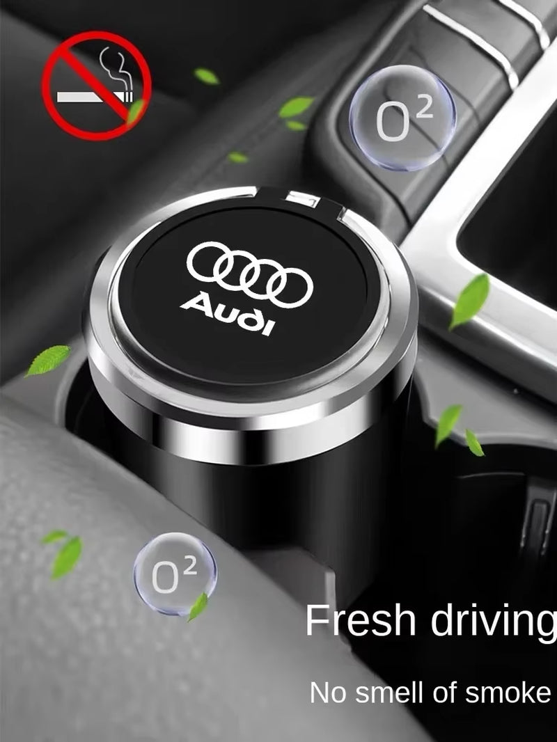 1Pc Ashtray Accessories Vehicles Car Accessories Novelty for A4 B6 B7 B9 A3 8L 8P 8V Q3 A7 A4 B8 A6 C6 4F C7 A5 Q8 A7 A8