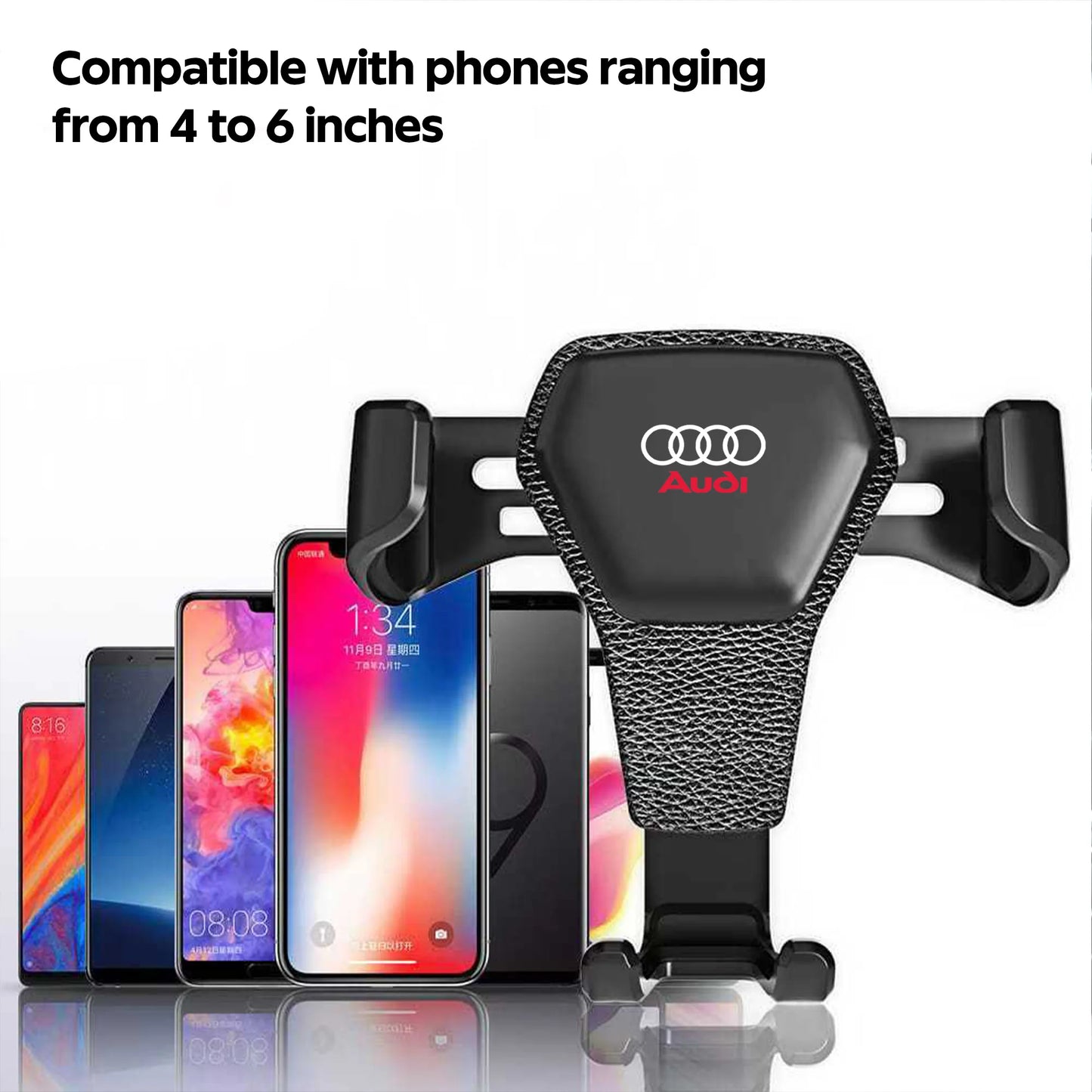 Car Phone Holder GPS Navigation Dashboard Phone Holder Stand for A3 A4 A5 A6 A7 A8 Q3 Q4 Q5 Q6 Q7 B8 B6 C6 Car Accessories