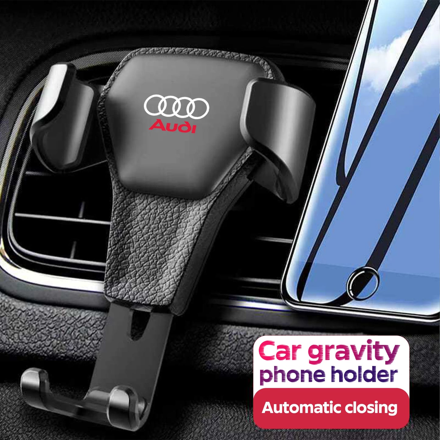 Car Phone Holder GPS Navigation Dashboard Phone Holder Stand for A3 A4 A5 A6 A7 A8 Q3 Q4 Q5 Q6 Q7 B8 B6 C6 Car Accessories
