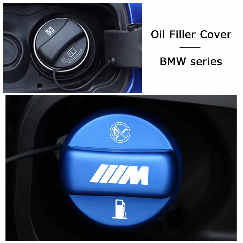 Oil Tank Protect Cover Refuel Fuel Tank Cap Accessories for X1 X2 X3 X5 X4 X6 X7 G30 G20 G32 F40 F30 F20 F10 F34 F07 F44 F45