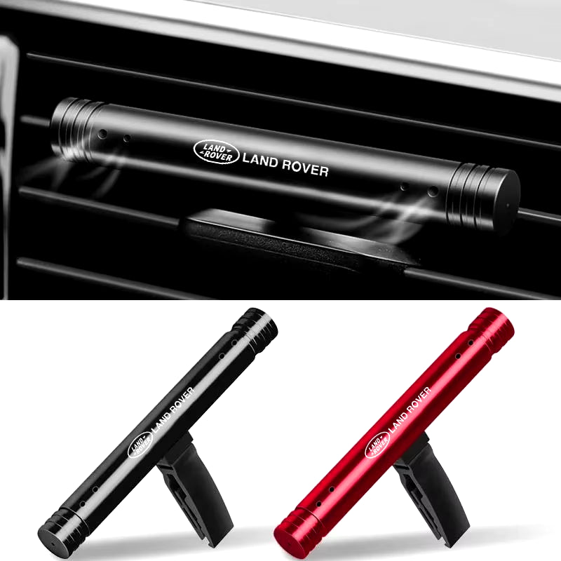 Car Air Freshener Vent Clip Cylindrical Car Diffuser with 1 Refill Sticks for Range Rover Freelander Discovery Evoque