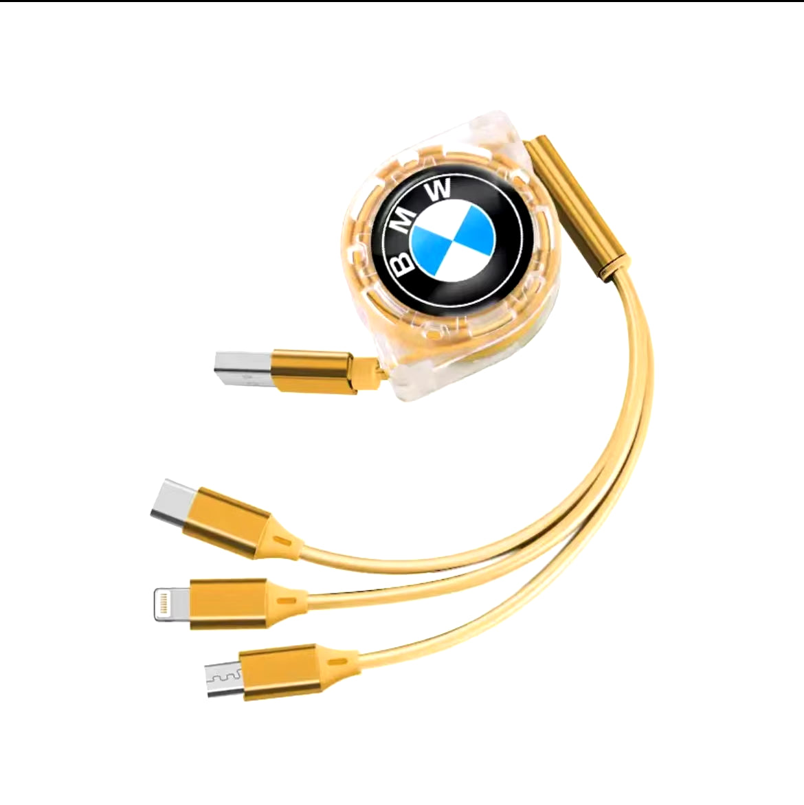 3 in 1 Fast Charger USB Data Cable Car Accessories for M Performance M3 M4 M5 X1 X3 X5 X6 X7 F10 F20 F22 F30 G20 G30