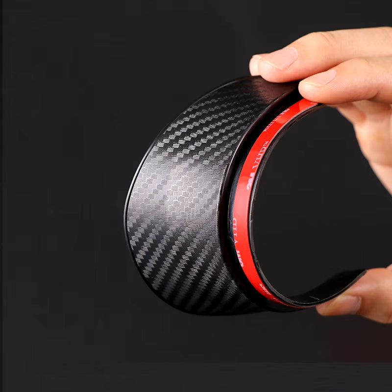 2Pcs Carbon Fiber Mperformance Car Rearview Mirror Rain Eyebrow Sticker for E36 E39 E46 E60 E83 E87 E90 F10 G20 X1