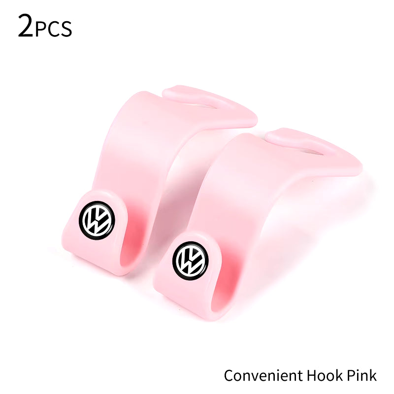 Car Seat Headrest Hook Auto Rearseat Hanger Accessories for VW Passat Golf Tiguan Polo Scirocco Jetta T-ROC Touareg