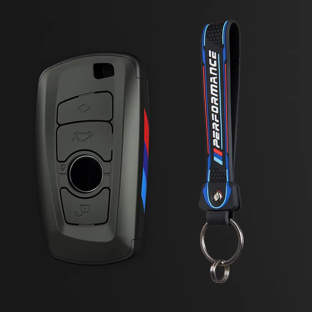 Carbon Fibre Car Key Cover Case Holder Shell Bag for F30 F20 F10 F18 F22 F01 X3 X4 F06 F02 M3 M5 Auto Keychain Accessories