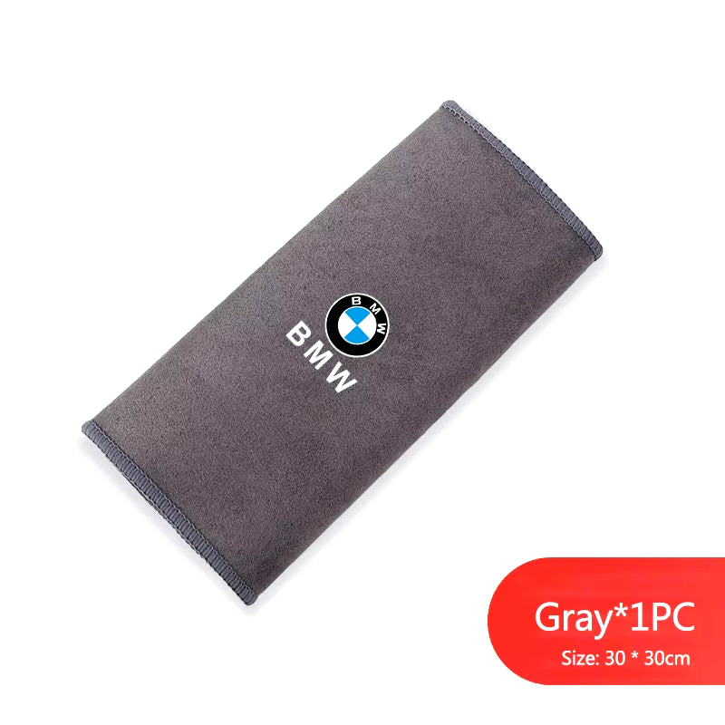 Car Drying Towel Suede Coral Velvet Double-Sided Cleaning Cloth Super Absorbent Rags for  E28 E30 E34 E36 E39 E46 E91 M M3 M5