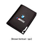 Car Logo Wallet Fashion Leather Short Card Holder Accessories for  X1 X3 X5 E39 F20 E60 F30 E87 E70 E91 E30 M3 M5 X6 X4 X7