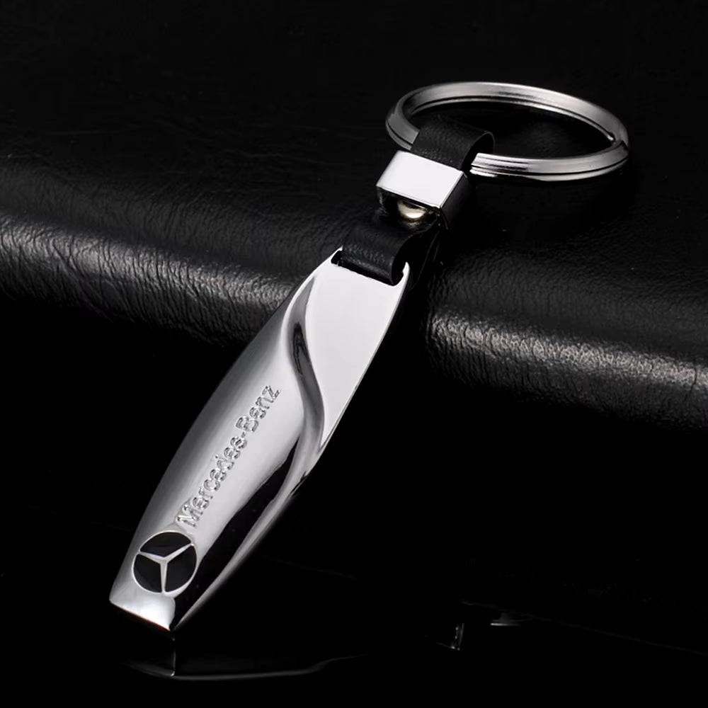 Car Keychain Keyring Key Rings Holder for Mercedes Benz AMG W204 C63 W203 W124 CL A35 A45 C43 C63 CLA35 E63 S63 SLS Accessories