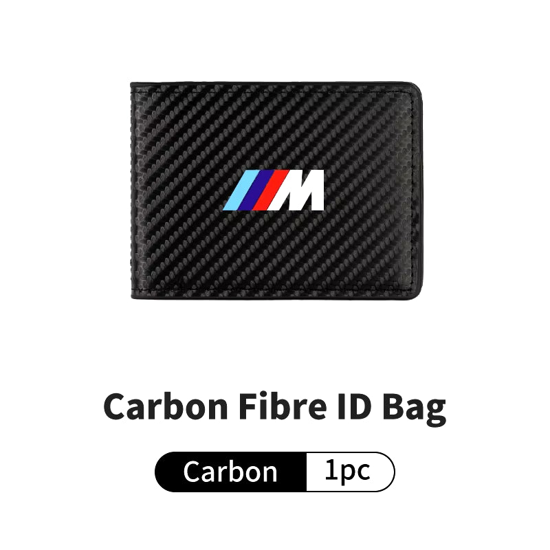 Carbon Fiber Credit Card Holder for  Driver License Organizer Protector Men Wallets Business Card Partition Bag ID Card Case