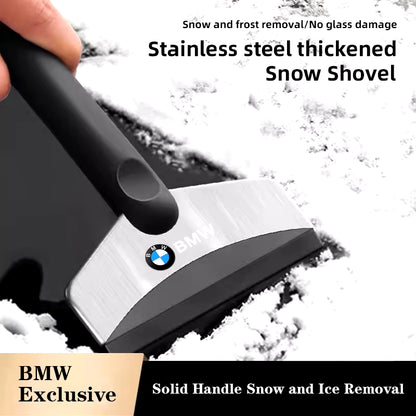 Car Window Glass Snow Shovel Winter Defrost Clear Ice Tool for  X3 X4 X5 X6 X7 E28 E30 E34 E36 E39 E46 E53 E60 E61 E62 E70 E8