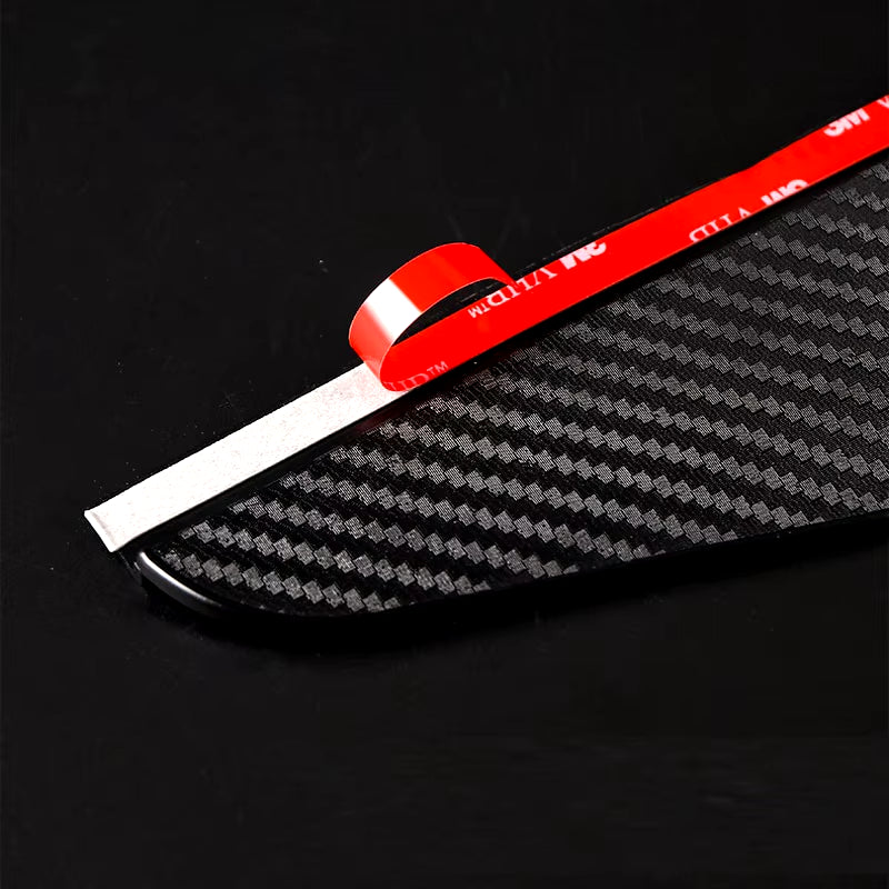 2Pcs Carbon Fiber Mperformance Car Rearview Mirror Rain Eyebrow Sticker for  E36 E39 E46 E60 E83 E87 E90 F10 G20 X1