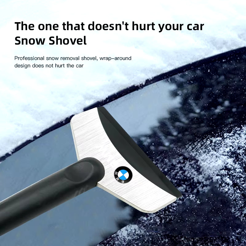 Car Window Glass Snow Shovel Winter Defrost Clear Ice Tool for  X3 X4 X5 X6 X7 E28 E30 E34 E36 E39 E46 E53 E60 E61 E62 E70 E8