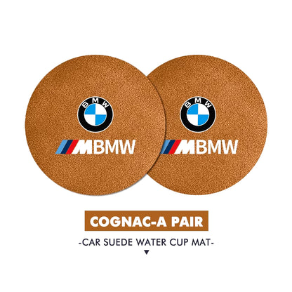 Car anti Slip Mat Coaster Water Cup Slot Decorate Accessories for  G30 G20 M3 M5 E91 E92 E93 E36 E70 X3 X4 X5 X1 E39 F30