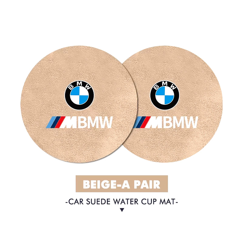 Car anti Slip Mat Coaster Water Cup Slot Decorate Accessories for  G30 G20 M3 M5 E91 E92 E93 E36 E70 X3 X4 X5 X1 E39 F30