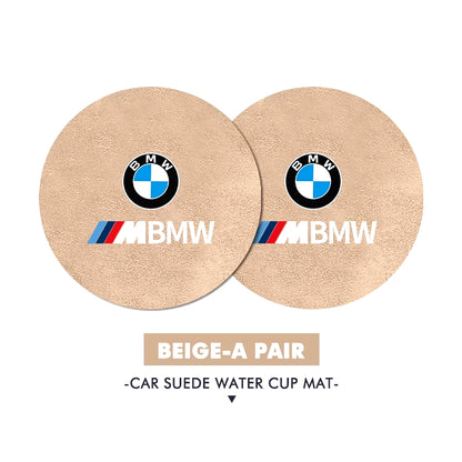 Car anti Slip Mat Coaster Water Cup Slot Decorate Accessories for  G30 G20 M3 M5 E91 E92 E93 E36 E70 X3 X4 X5 X1 E39 F30