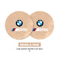 Car anti Slip Mat Coaster Water Cup Slot Decorate Accessories for  G30 G20 M3 M5 E91 E92 E93 E36 E70 X3 X4 X5 X1 E39 F30