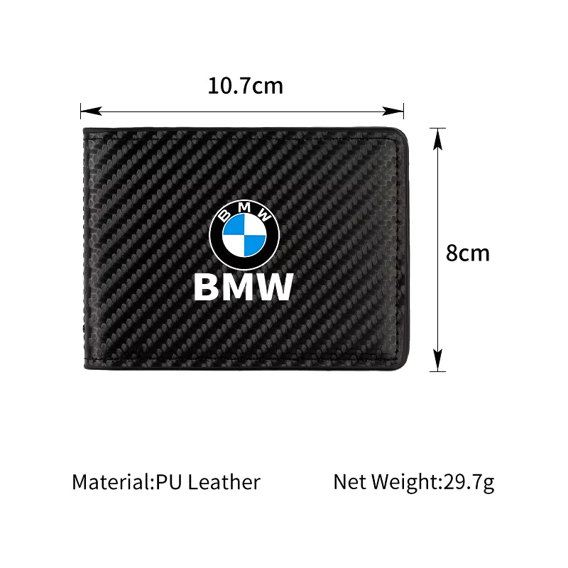 Carbon Fiber Credit Card Holder for  Driver License Organizer Protector Men Wallets Business Card Partition Bag ID Card Case