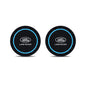 2PCS Car Coasters Water Cup Slots Non-Slip Mat Waterproof Cup Pad for  Sport Range Rover 2 Freelander Defender Evoque