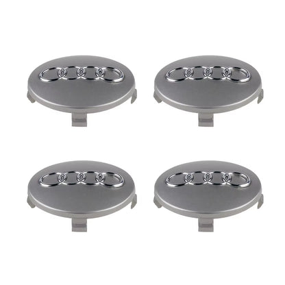 4PCS 60Mm 61Mm 68Mm 69Mm Car Wheel Center Hub Caps Tire Rim Covers Replacement Decoration for  S A4 B8 B6 B9 B7 A3 8P 8V 8L