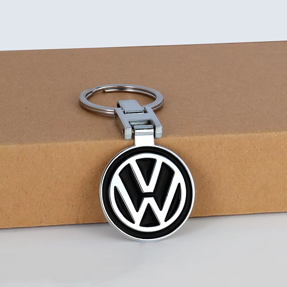 1Pcs Car Logo Keychain Metal Keyring Key Accessories for  VW POLO Tiguan Passat Golf EOS Scirocco Jetta MK8 Octavia