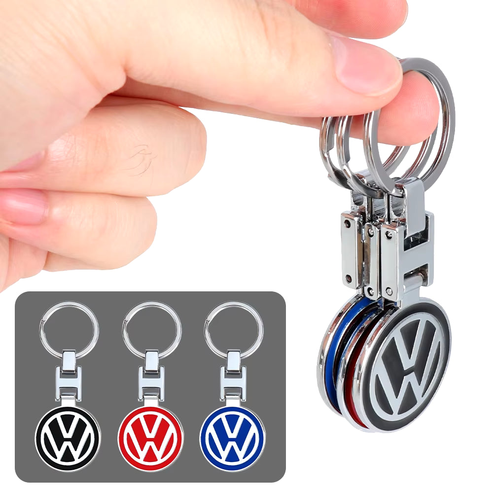 1Pcs Car Logo Keychain Metal Keyring Key Accessories for  VW POLO Tiguan Passat Golf EOS Scirocco Jetta MK8 Octavia