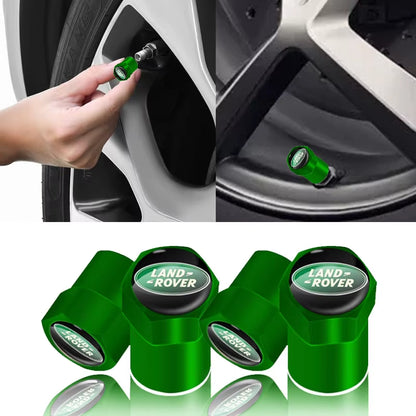 4Pcs Car Valve Metal Tire Dust Caps Auto Accessories Styling for  Defender Freelander Discovery 1 2 3 Evoque Range