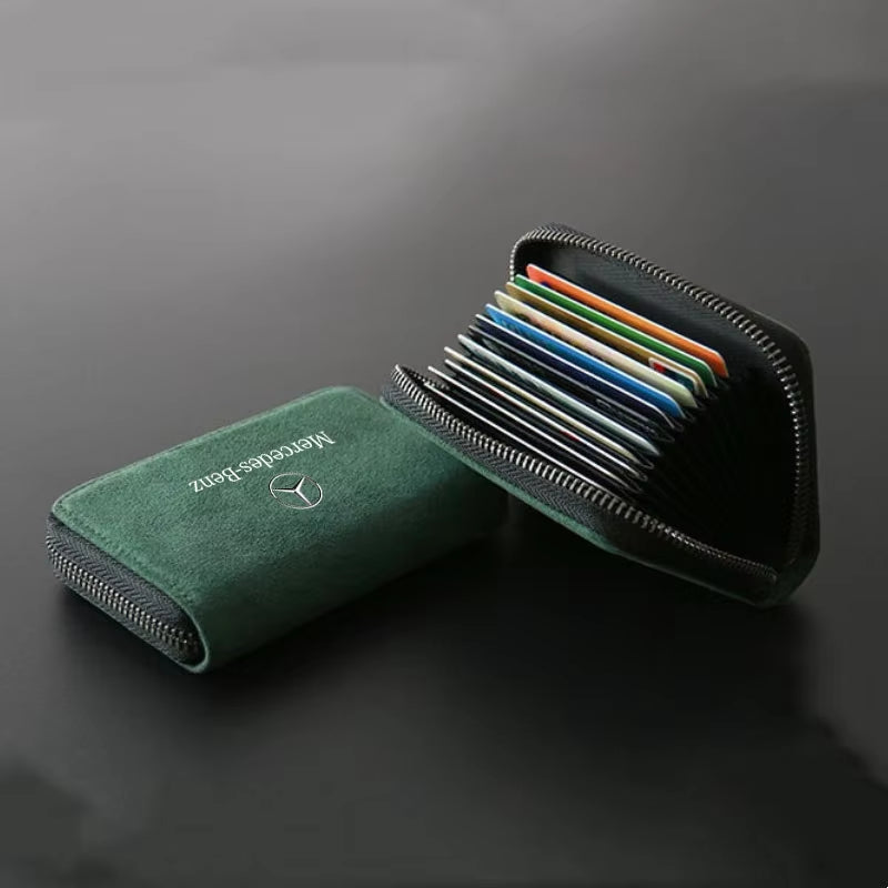 Multi-Card Leisure Card Sleeve Driver'S License Wallet Case for Mercedes Benz W203 W204 W205 W211 W212 GLA GLC Car Accessories