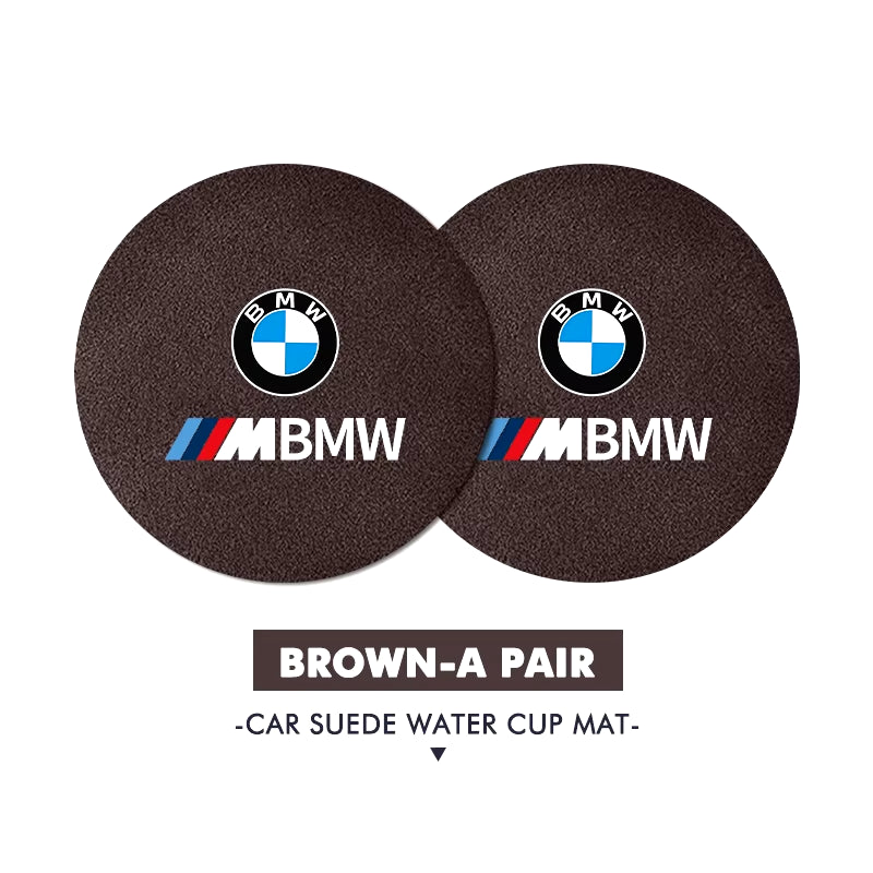 Car anti Slip Mat Coaster Water Cup Slot Decorate Accessories for  G30 G20 M3 M5 E91 E92 E93 E36 E70 X3 X4 X5 X1 E39 F30