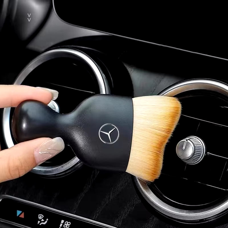 Car Air Vent Cleaning Soft Brush with Casing Clean Tool Dusting Crevice Brush Auto Interior for Mercedes Benz AMG W203 W220 W211