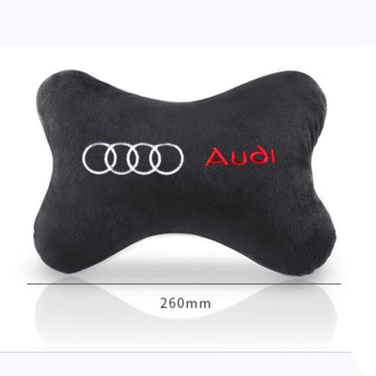 Car Headrest Cover Auto Seat Cover Head Neck Rest Pillow for  A4 A3 A5 A6 A1 A7 A8 Q2 Q3 Q5 Q7 Q8 TT Car Styling Accessories