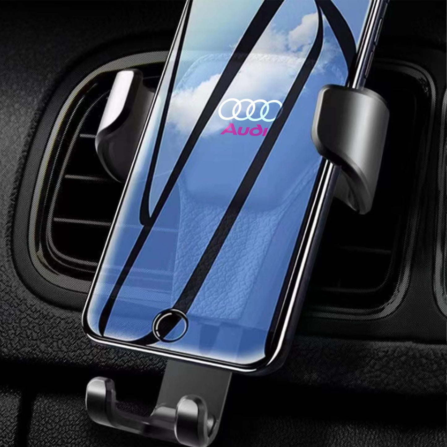 Car Phone Holder GPS Navigation Dashboard Phone Holder Stand for  A3 A4 A5 A6 A7 A8 Q3 Q4 Q5 Q6 Q7 B8 B6 C6 Car Accessories